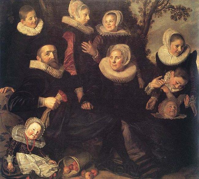 Frans Hals Family Portrait in a Landscape WGA Spain oil painting art